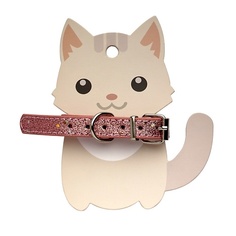 Аксессуары для животных FRIEND OF MINE Ошейник для кошек и собак PINK BELT #FOM_mypinkresume