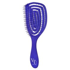 VONU Массажная расческа для распутывания волос SPIN BRUSH Blue