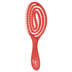 VONU Массажная расческа для распутывания волос SPIN BRUSH Red