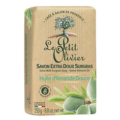 Средства для ванной и душа LE PETIT OLIVIER Мыло нежное питательное с маслом сладкого миндаля