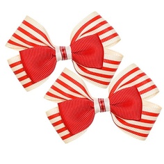 BABYS JOY Бант на резинке Полоска