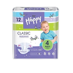 BELLA BABY HAPPY Подгузники для детей Classic Maxi с эластичными боковинками 12