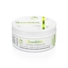 Гоммаж для лица GREENIDEAL Скраб-гоммаж для лица, шеи и зоны декольте 70