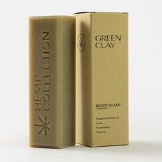 Мыло твердое для умывания GROWER COSMETICS Мыло твердое "GREEN CLAY" 90