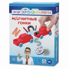 Мягкая игрушка 1TOY Набор для опытов Экспериментариум Магнитные гонки