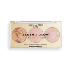 REVOLUTION PRO Румяна, бронзер и Хайлайтер 3 В 1 BLUSH & GLOW