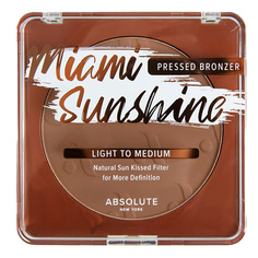 ABSOLUTE NEW YORK Бронзер MIAMI SUNSHINE PRESSED BRONZER