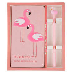 PLAYTODAY Набор: блокнот и ручка "Фламинго"