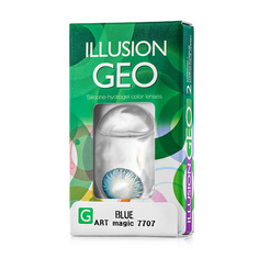 Цветные линзы ILLUSION Цветные контактные линзы ILLUSION GEO Magic blue