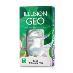 Цветные линзы ILLUSION Цветные контактные линзы ILLUSION GEO Nature blue