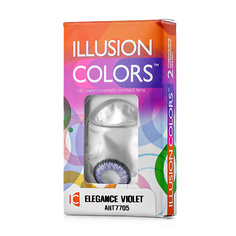 Цветные линзы ILLUSION Цветные контактные линзы ILLUSION colors ELEGANCE violet