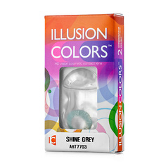 Цветные линзы ILLUSION Цветные контактные линзы colors SHINE grey