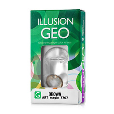 Цветные линзы ILLUSION Цветные контактные линзы ILLUSION GEO Magic brown