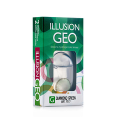 Цветные линзы ILLUSION Цветные контактные линзы ILLUSION GEO Diamond green