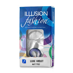 Цветные линзы ILLUSION Цветные контактные линзы fashion LUXE violet