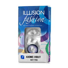 Цветные линзы ILLUSION Цветные контактные линзы fashion ADONIS violet