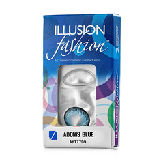 Цветные линзы ILLUSION Цветные контактные линзы fashion ADONIS blue