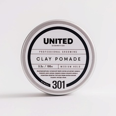 Глина для укладки волос UNITED Cosmetics #301 матовая глина/помада 100