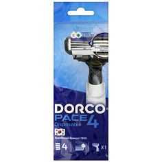 Станок для бритья DORCO Бритва одноразовая PACE4, 4-лезвийная 1