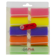 LADY PINK Бигуди поролоновые FOAM basic d 30 разноцветные