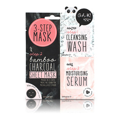 Уход за кожей лица OH K 3 STEP MASK Комплекс по уходу за лицом 3-х этапный увлажняющий и очищающий