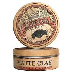 HIPSTER Matte Clay Глина для укладки волос с сильной фиксацией и матовым эффектом 100