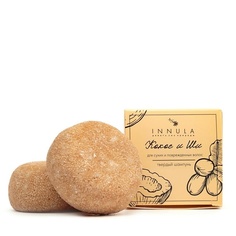 INNULA Твердый шампунь "Кокос и Масло Ши" для сухих и ломких волос