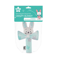 Погремушка ROXY KIDS Хрустящая пищалка CRISPY BUNNY звезды