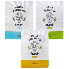 Маска для лица VILLAGE 11 FACTORY Набор тканевых масок Daily Fresh Up Mask