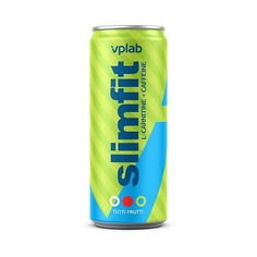 VPLAB Тонизирующий напиток VPLAB SlimFit L-carnitine + Caffeine, L-карнитин, кофеин, витамины В6, В12, биотин, пантотеновая кислота, без сахара, фруктовый