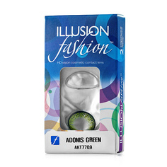 Цветные линзы ILLUSION Цветные контактные линзы fashion ADONIS green