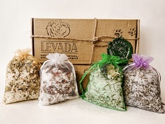 LEVADA Соль для ванны МИКС 4 соли