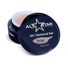 Гель для наращивания ногтей ALL STAR PROFESSIONAL Гель для моделирования ногтей, UV-Universal Gel "Clear"