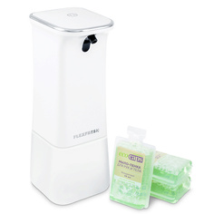 Дозатор для жидкого мыла ECOCAPS Автоматический пенный дозатор белого цвета с капсулами жидкого мыла в комплекте