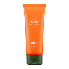 Мусс для умывания OTTIE Очищающая веган-пенка на основе органической моркови Vegan Beta-Carrot Foam Cleanser 100