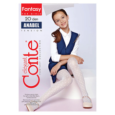 CONTE ELEGANT Колготки детские полиамид ANABEL 20 den р. 104-110, bianco