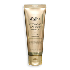 d`Alba Отшелушивающая глиняная маска для гладкой чистой кожи Exfoliating Clay Cream Masque D'alba