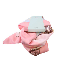 Модные аксессуары TWINKLE Женский шейный платок Pink+Blue