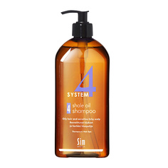 Шампуни SYSTEM4 Шампунь №4 для очень жирной кожи головы Shale oil Shampoo 4 System 4