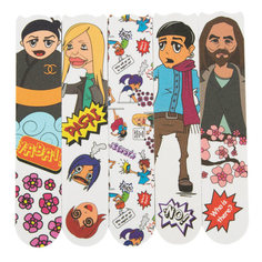 Аксессуары для маникюра MODE ZERO Набор мини-пилок для маникюра, 5 шт.