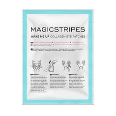Патчи для глаз MAGICSTRIPES Коллагеновые патчи для кожи вокруг глаз Wake Me Up