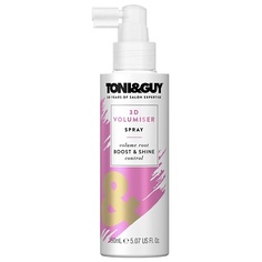 Укладка и стайлинг TONI&GUY Спрей для волос 3D ОБЪЕМ 3D Volumiser Spray