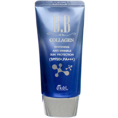 BB крем для лица EKEL Тональный ББ крем с Коллагеном BB Cream Sun Protection SPF50+ PA+++ 50