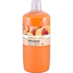 FRESH JUICE Крем-мыло с дозатором Peach&Magnolia (персик и магнолия)