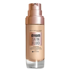 Тональное средство MAYBELLINE NEW YORK Тональный крем-флюид для лица "Dream Satin Fluid"