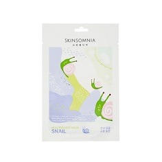 Маска для лица SKINSOMNIA Тканевая маска для лица с экстрактом муцина улитки REAL ESSENCE 25