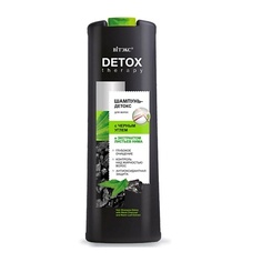 ВИТЭКС DETOX Therapy шампунь-детокс для волос с черным углем и экстрактом листьев нима Viteks