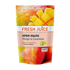 FRESH JUICE Крем-мыло Mango&Carambola Дой-ПАК