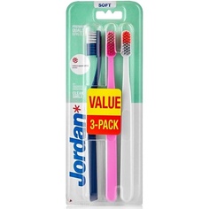Зубная щетка JORDAN* Набор зубных щеток Jordan Clean Smile Soft 3 шт, мягкая
