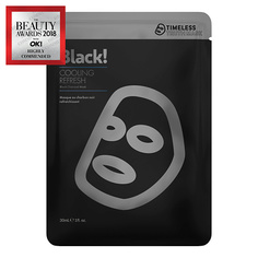 Маска для лица TIMELESS TRUTH MASK Освежающая угольная маска с охлаждающим эффектом-Luminizing Cooling Black Mask